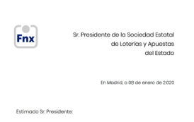 Escrito a SELAE por la problemática del Sistema Actual de Anticipos de Pago Premios