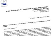 Escrito de queja ante las medidas tomadas en Andalucía