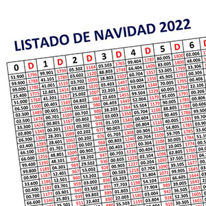 Descarga Listado Lotería 2022
