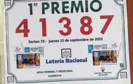 Primer premio de la lotería nacional del jueves