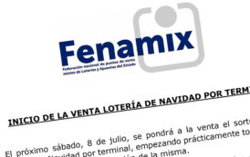 INICIO DE LA VENTA LOTERÍA DE NAVIDAD POR TERMINAL