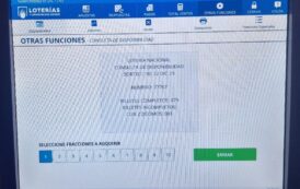 SUBSANACIÓN PANTALLA DISPONIBILIDAD LOTERÍA NACIONAL