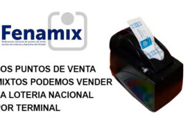 LOS PUNTOS DE VENTA MIXTOS PODEMOS VENDER LA LOTERIA NACIONAL POR TERMINAL