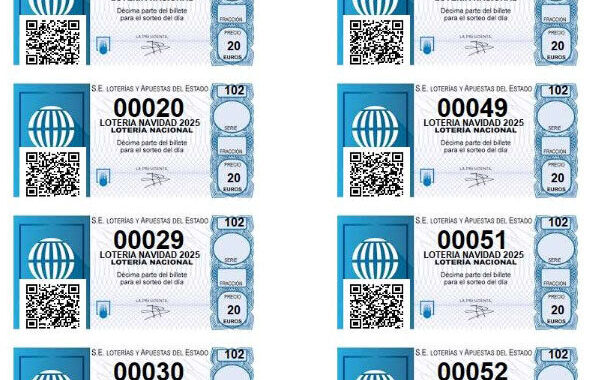 Listado de los números del sorteo de la Lotería de Navidad de 2025 con QR