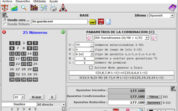 El Eurodreams, probabilidades