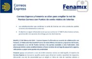 Correos Express y Fenamix se alían para ampliar la red de Puntos Correos con Puntos de venta mixtos de loterías