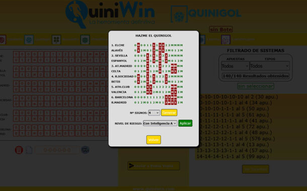 La inteligencia artificial en el juego del Quinigol