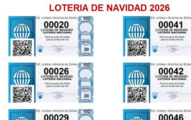 Listado de resguardos y terminaciones Lotería de Navidad 2026